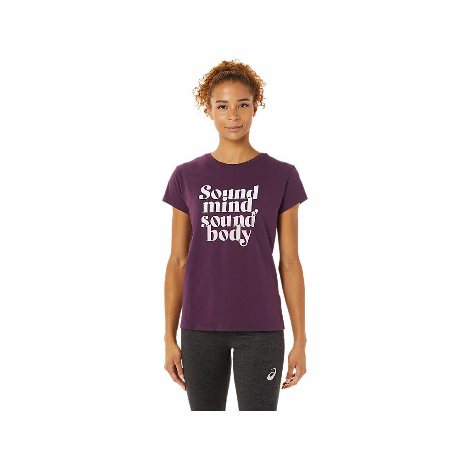 Women's T-shirt Asics Smsb Graphic Iv